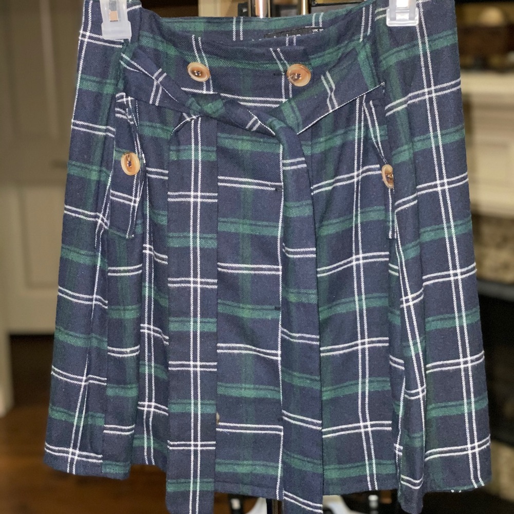 Plaid Mini Skirt